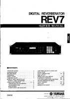 Yamaha REV-7 - Service Manual